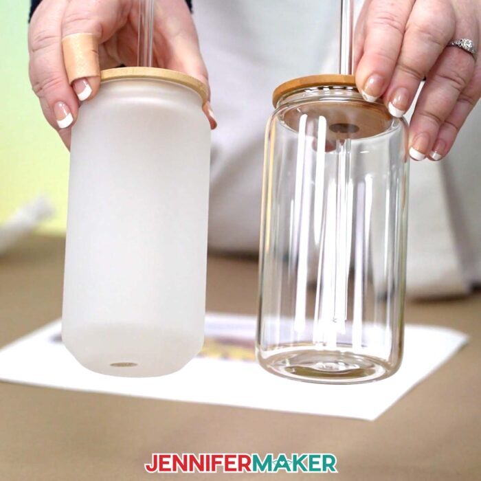 Learn how to make a sublimation beer can glass with Jennifer Maker's tutorial!