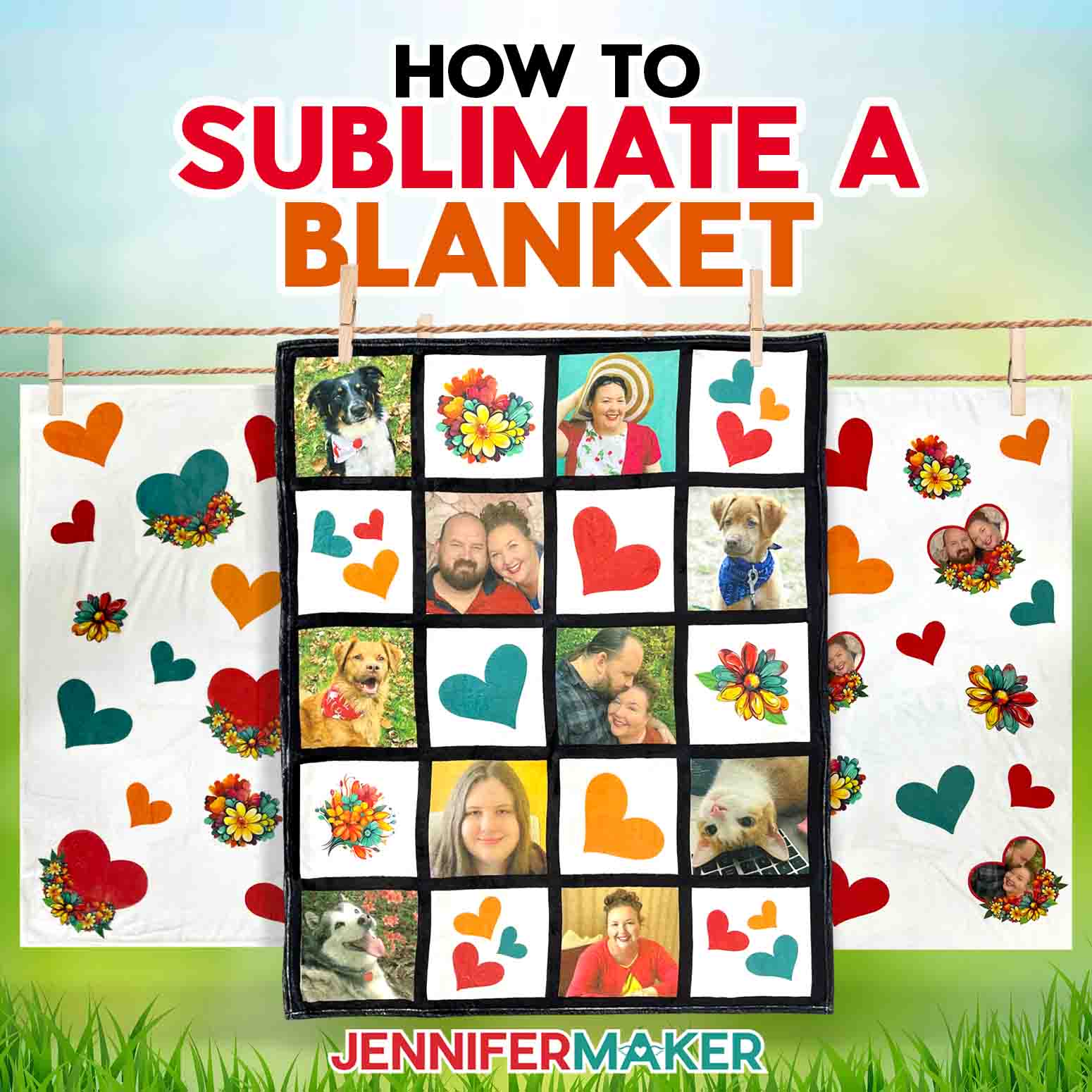 Sublimation Blankets Ideas: How To Make Photo Designs