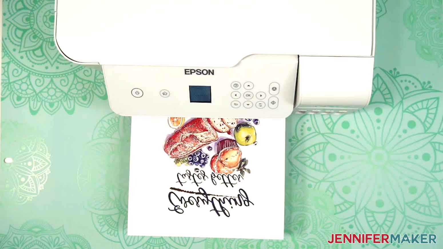 Allow the charcuterie board sublimation design to design completely before handling it.