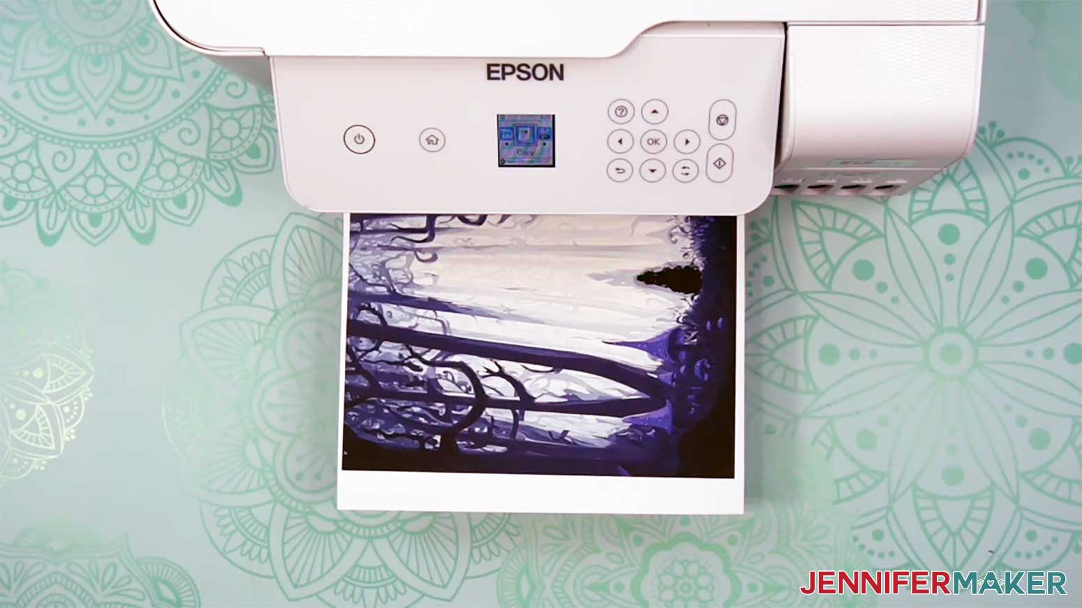 Allow the glow in the dark tumbler reverse sublimation design to dry before touching.