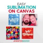 How to sublimate on canvas and make photo gallery wraps