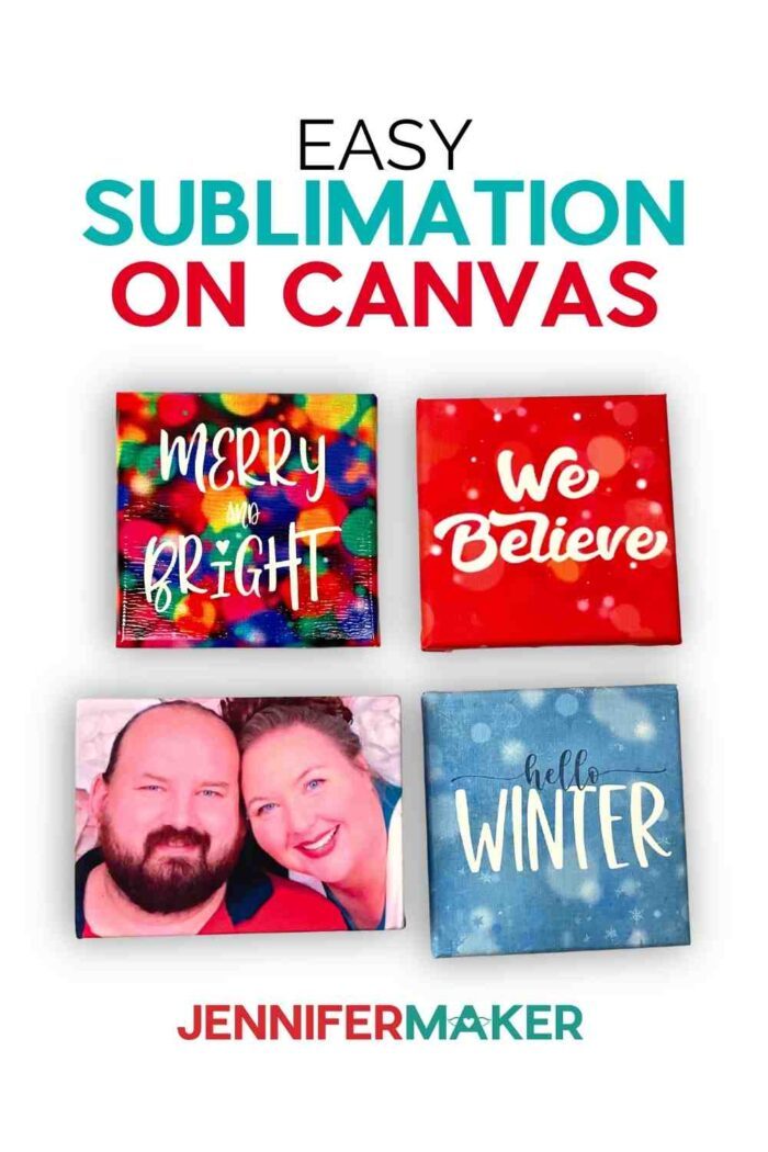 How to make Sublimation on Canvas projects