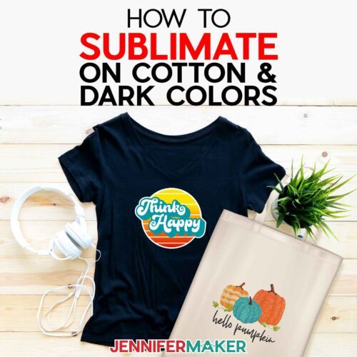 How to Sublimate on Cotton and Dark Colors with HTV, EasySubli, and DTV