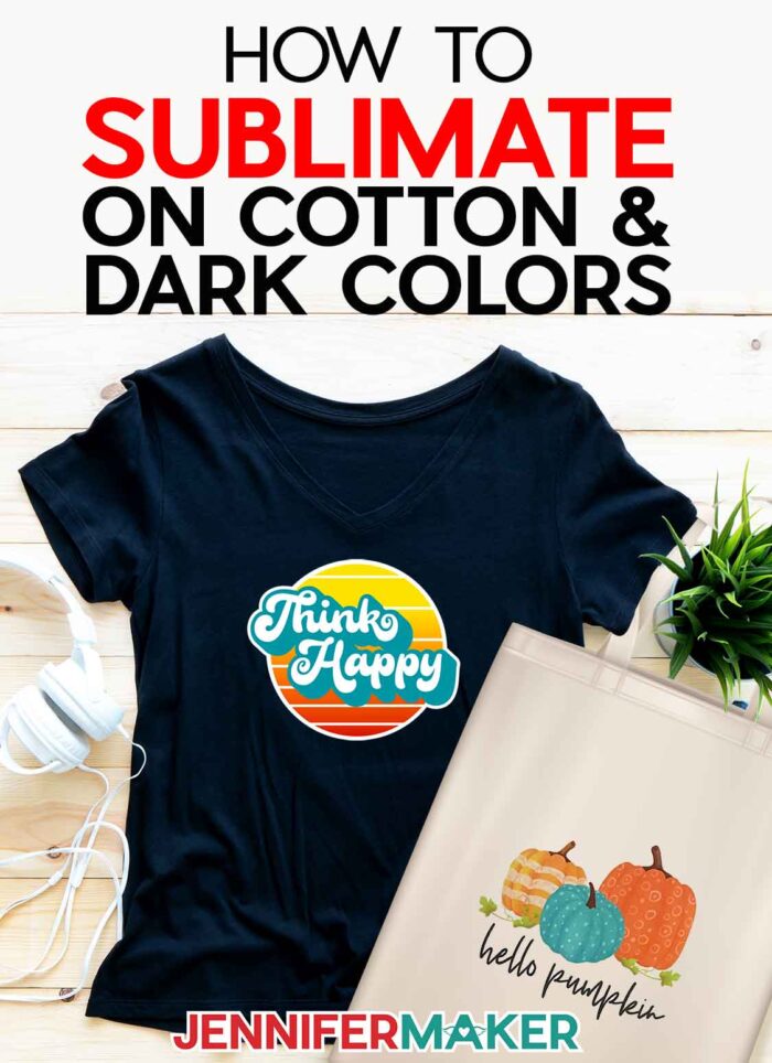 How to Sublimate on Cotton and Dark Colors with 5+ techniques