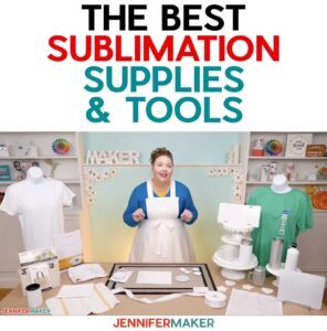 Sublimation Supplies and Tools recommended by JenniferMaker