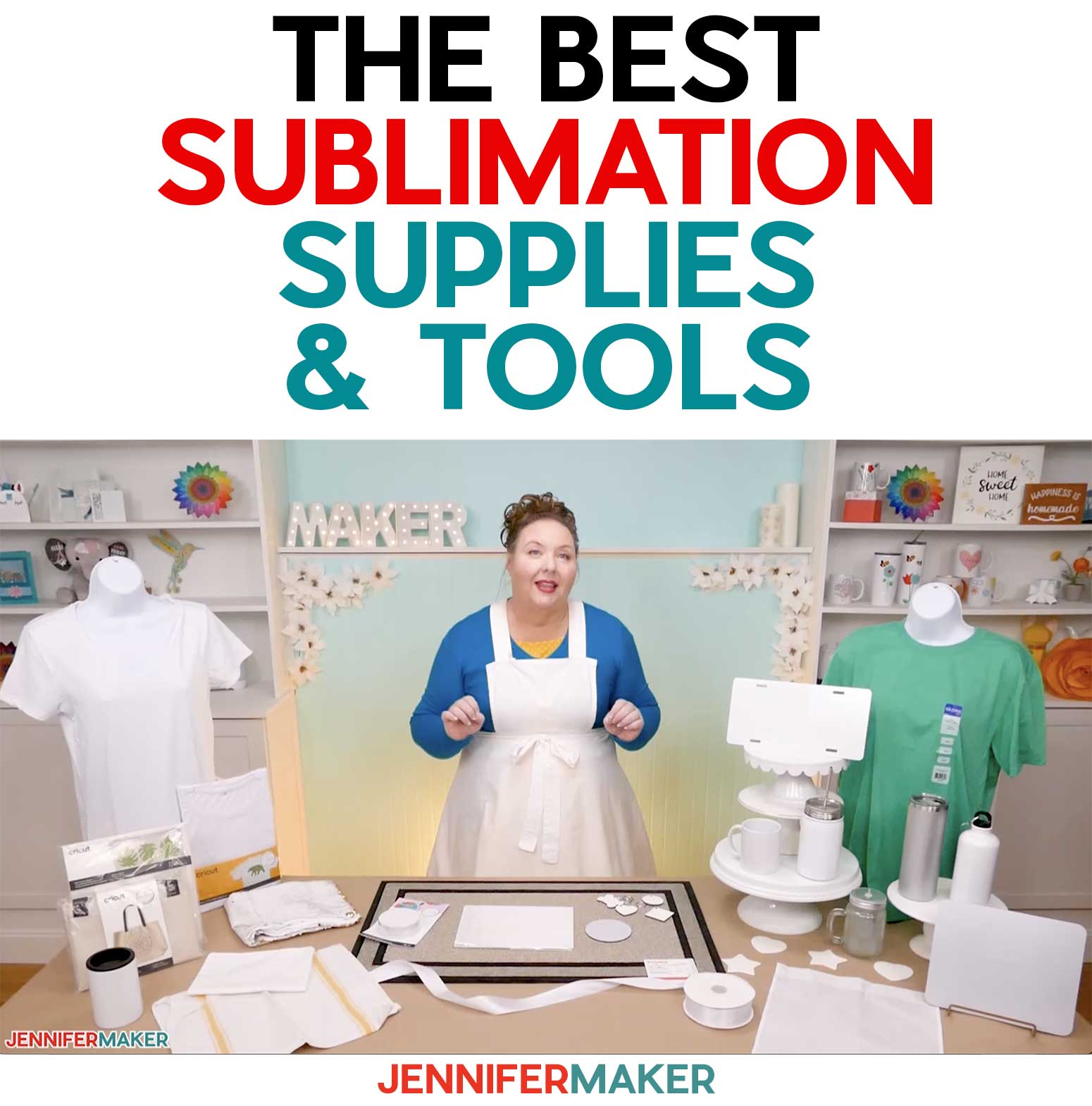 List of the basic equipment you need to start sublimation.