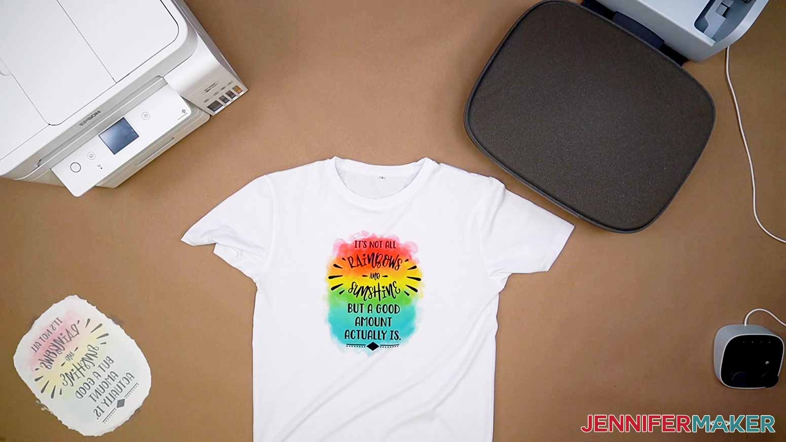 Making a shirt with sublimation vinyl #fyp#sublimation