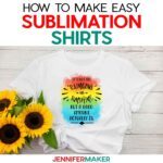 How to make easy sublimation shirts from start to finish with a sublimation printer and a heat press