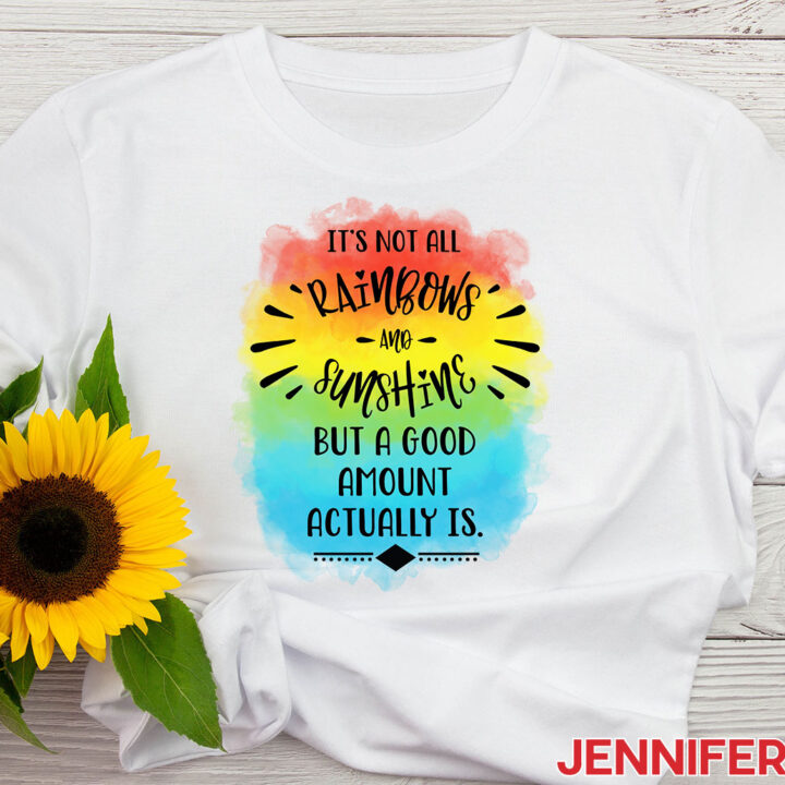 Print Then Cut Cricut Transfer T-Shirts - Jennifer Maker
