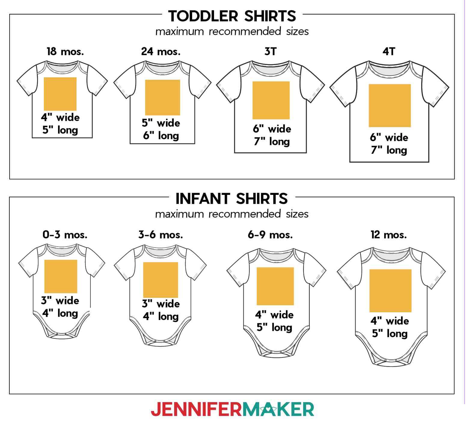 Cricut Cheat Sheet Cricut Size Guide T-shirt Decal Size | sites.unimi.it