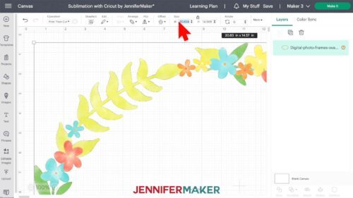 Sublimation With Cricut - Create & Print In Design Space! - Jennifer Maker