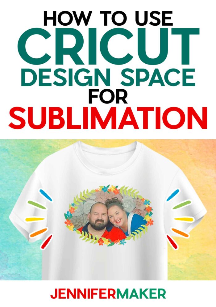 Guide to doing sublimation with Cricut Design Space using a printer, EasySubli, and white glitter HTV
