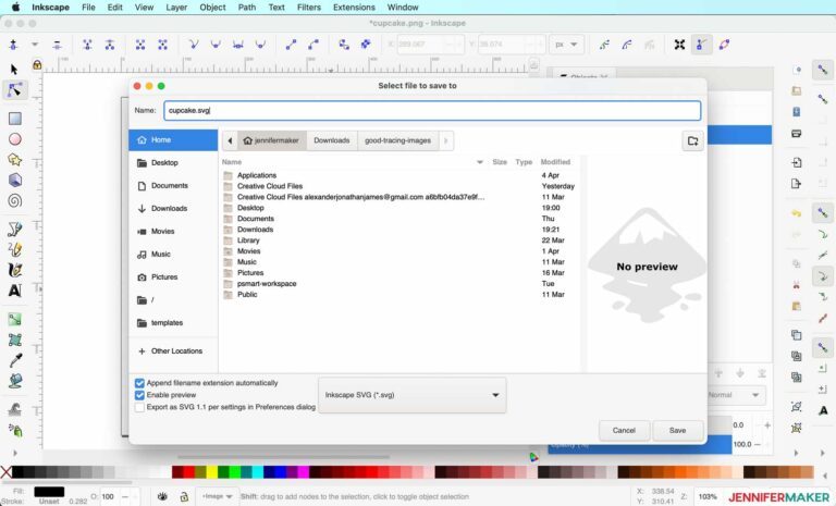 How To Make An SVG File In Inkscape In Five Easy Steps! - Jennifer Maker