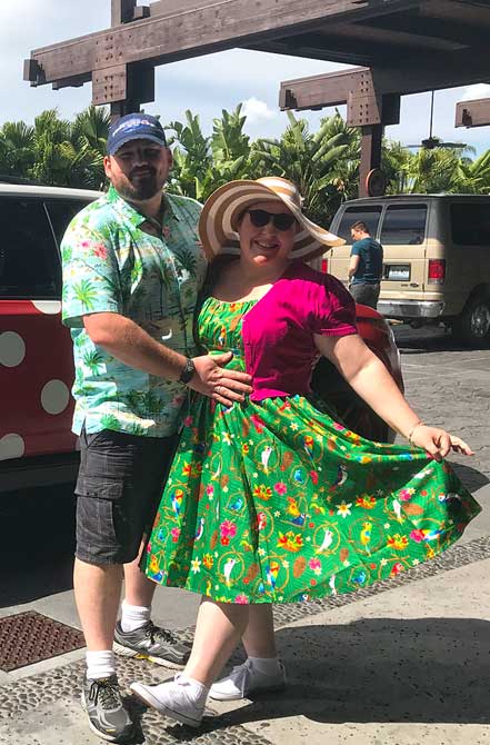 Tiki Room Dress at Polynesian Resort