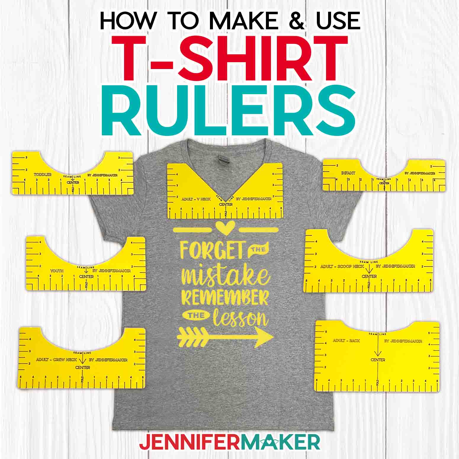 T-Shirt Ruler Guide – How to Get Perfect Placement!