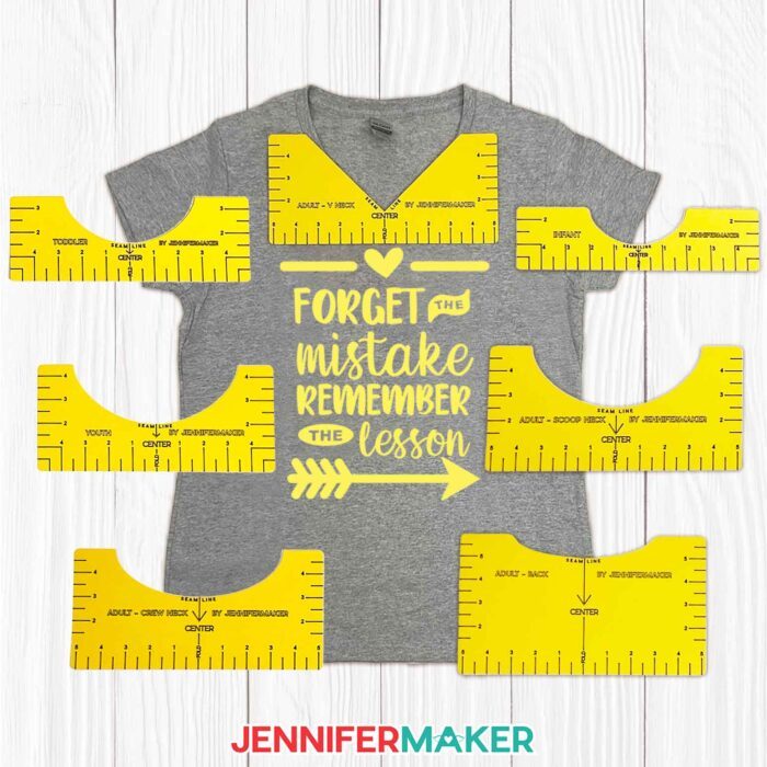 T-Shirt Rulers - Jennifer Maker