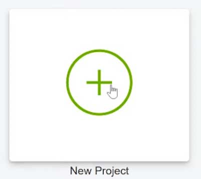 The New Project Button in Cricut Design Space for Uploading Images