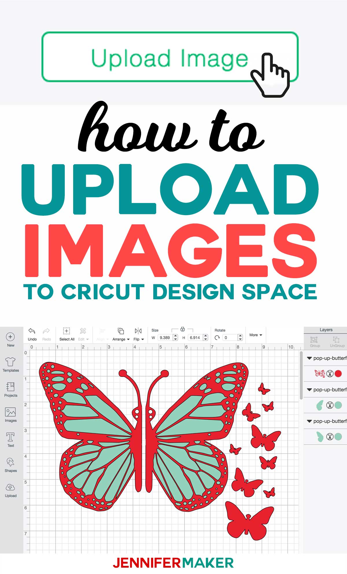 How to Upload Images to Cricut Design Space Jennifer Maker