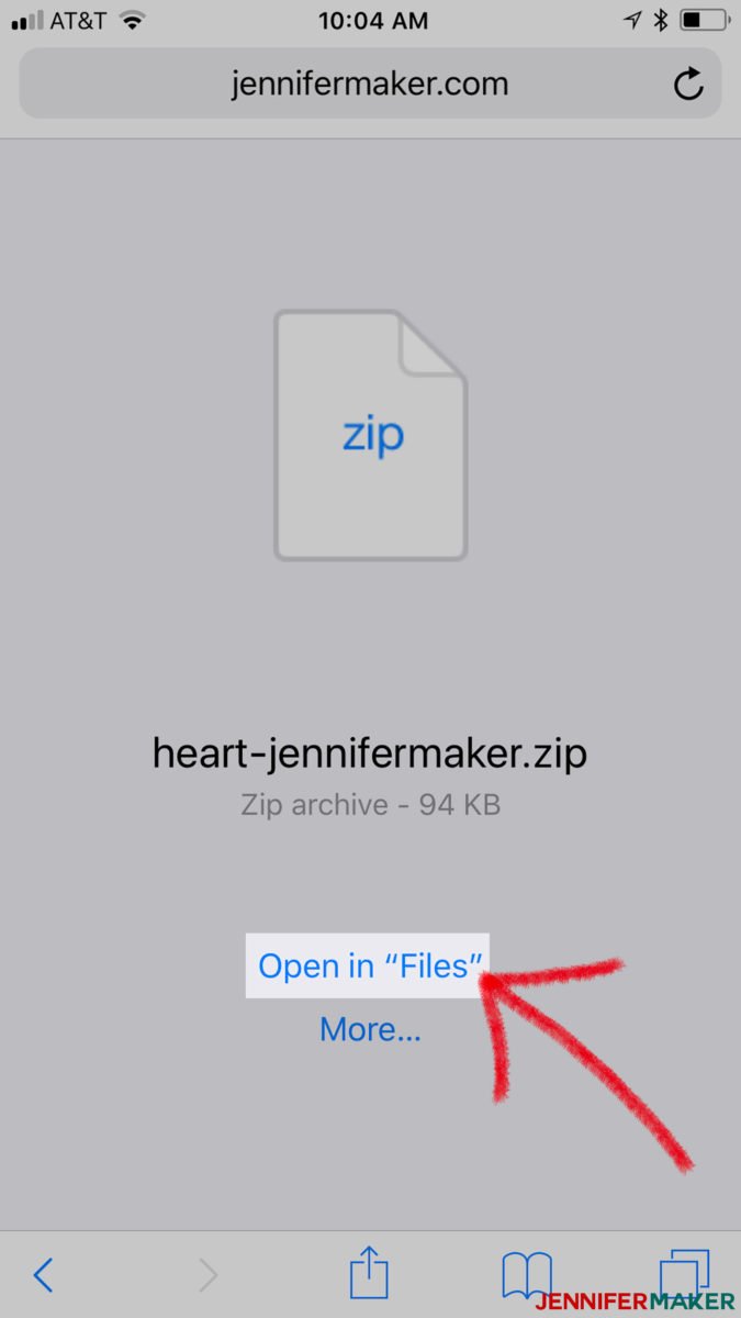 How To Upload Svg Files To Cricut Design Space App On Iphone Ipad Jennifer Maker