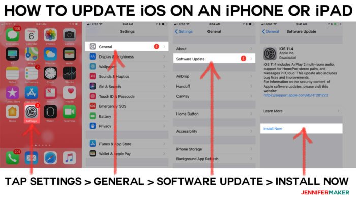 How to update iOS on your iPhone and iPad with simple step-by-step instructions so you can upload SVG files