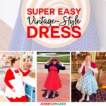 Super Easy Vintage Style Dress and Accessories #vintage #fashion #retro