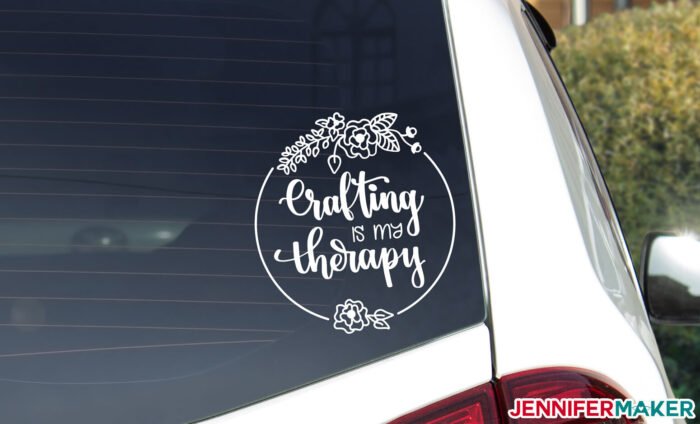 Vinyl Car Decals Quick and Easy to Make Your Own Jennifer Maker