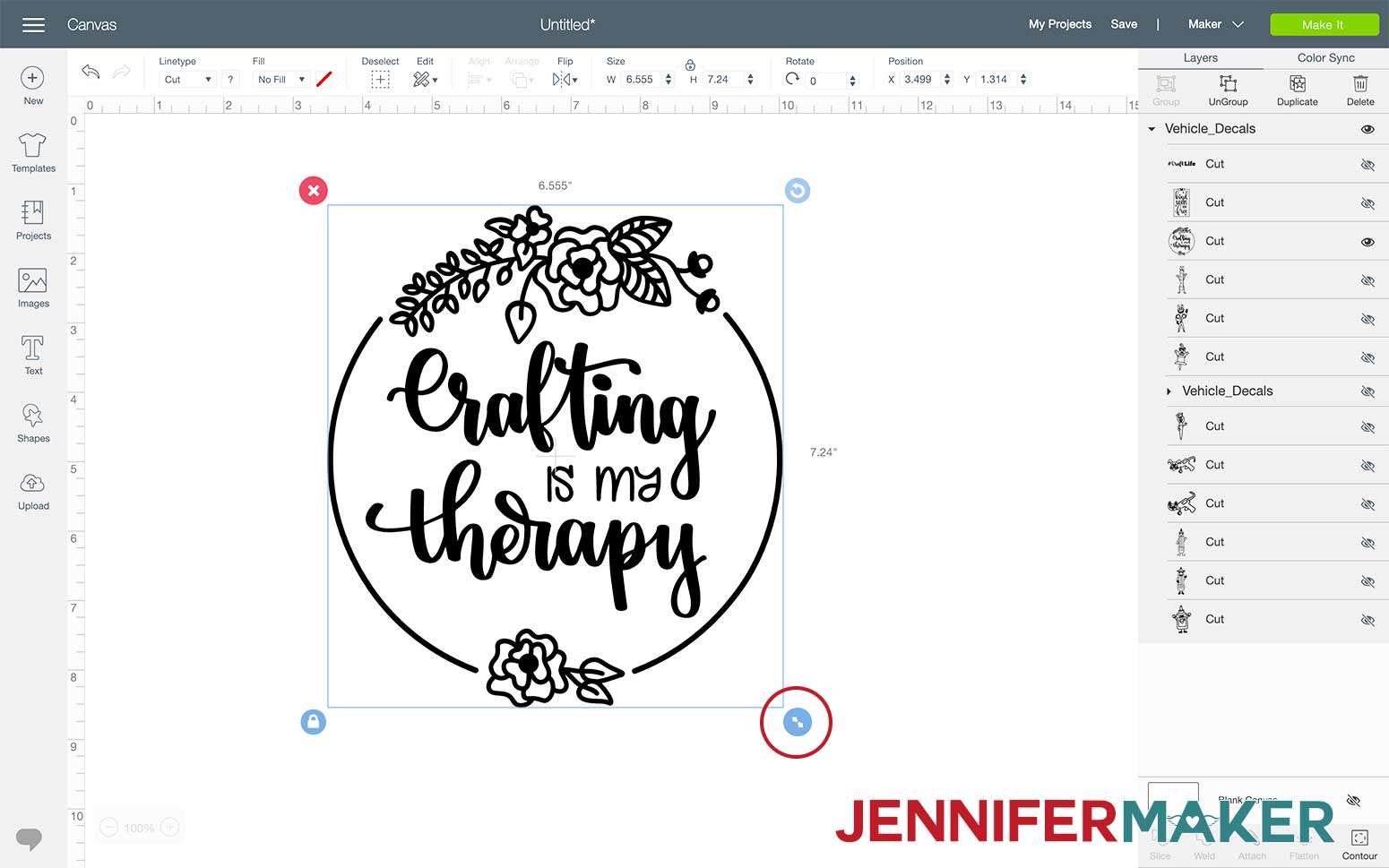Download Vinyl Car Decals Quick And Easy To Make Your Own Jennifer Maker