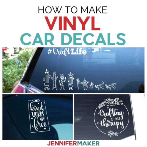 Vinyl Car Decals Quick and Easy to Make Your Own! Jennifer Maker