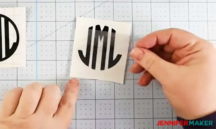 How to Use Transfer Tape with Cricut Vinyl Decals - Jennifer Maker