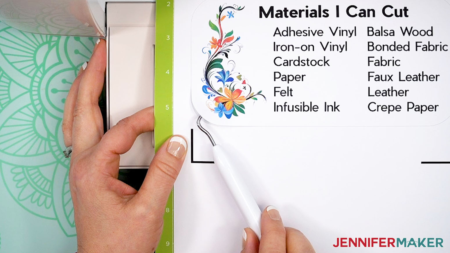 Use a weeding tool to check that the cut went through the label.