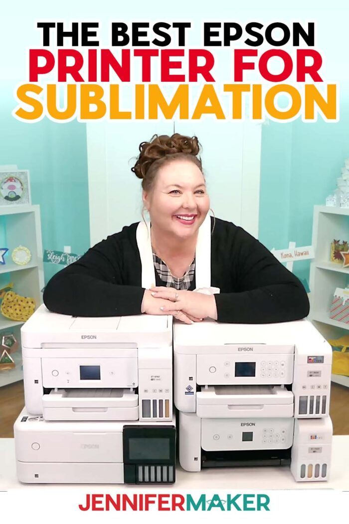 Learn what Epson printer for sublimation I recommend and why! Check out JenniferMaker's latest post to learn about the best Epson printer for sublimation.