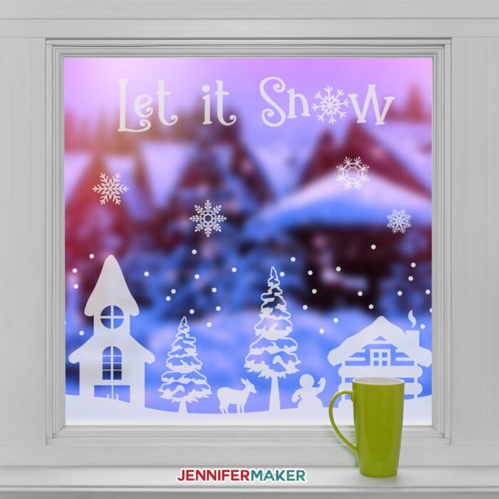 Download Diy Winter Scene Window Clings Will Brighten Your Outlook Jennifer Maker