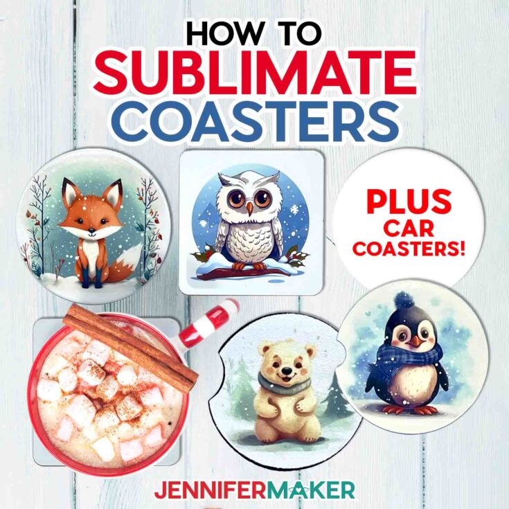 Preview how to sublimate coasters jennifer maker