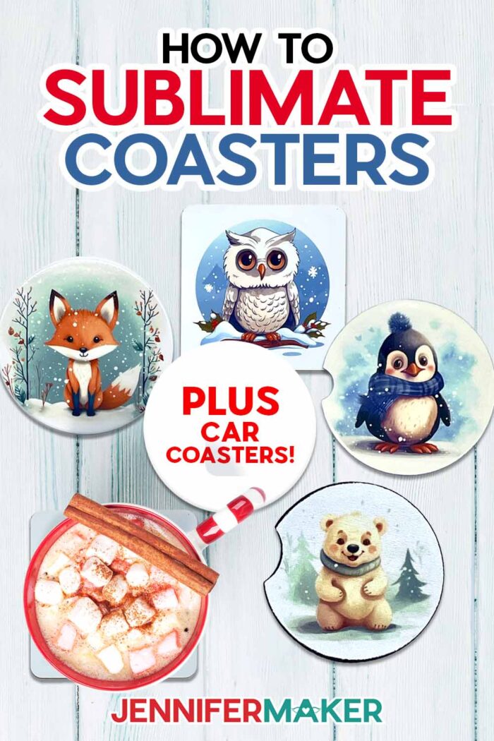 How To Sublimate Coasters Cricut Ceramic MDF Neoprene Car