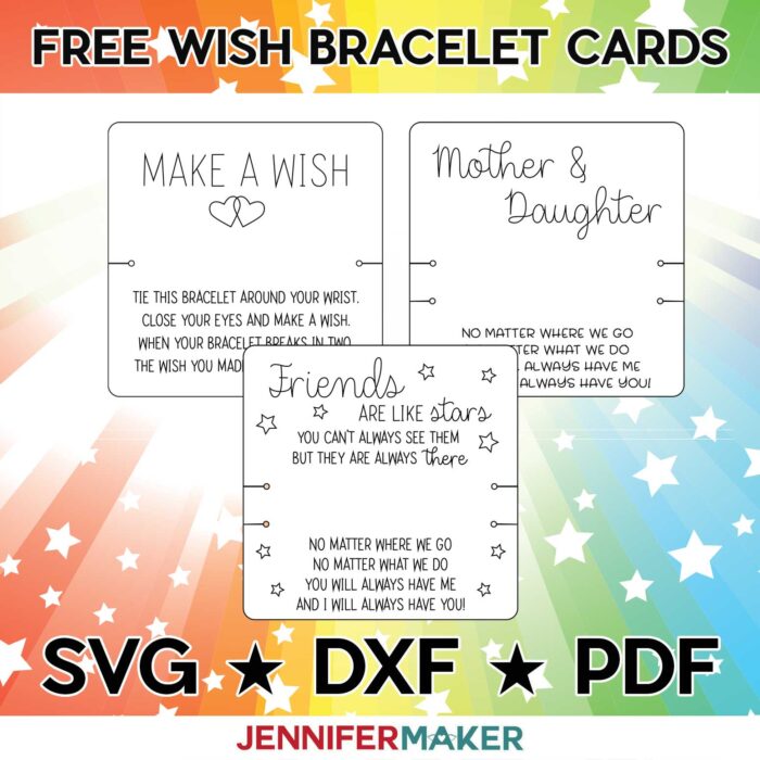 How To Create Custom Bracelet Cards With Your Cricut